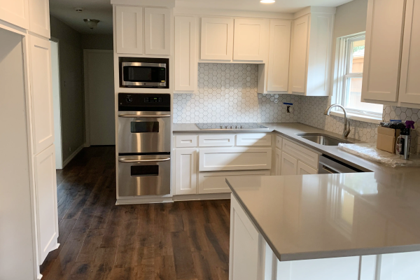Kitchen remodel with double oven in University Park, TX